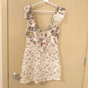 NWOT POL Floral Mini Dress (S)
